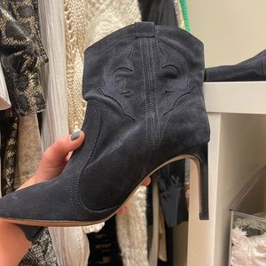 Navy BA&SH booties size 38 (I’m a 37 and these fit)